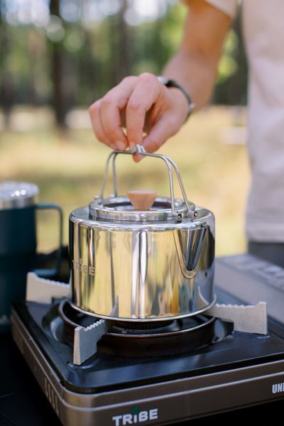 Чайник Tribe Kettle 1,2 л стальной T-FI-0010-metal T-FI-0010-metal фото