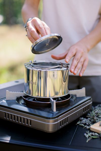 Чайник Tribe Kettle 1,2 л стальной T-FI-0010-metal T-FI-0010-metal фото