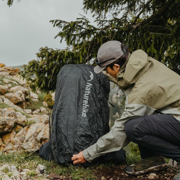 Чохол для рюкзака Naturehike CNK2450PJ010, M, чорний 6975641884323 фото