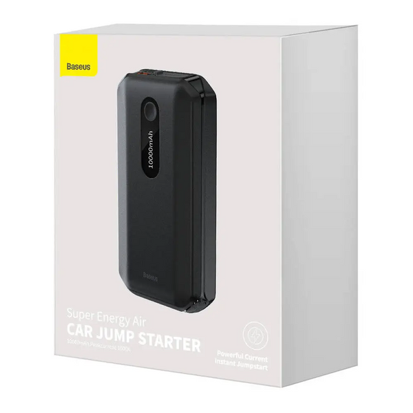 Пусковий пристрій Бустер Baseus Super Energy Air Car Jump Starter 10000mAh 37Wh (CGNL020101) CGNL020101 фото