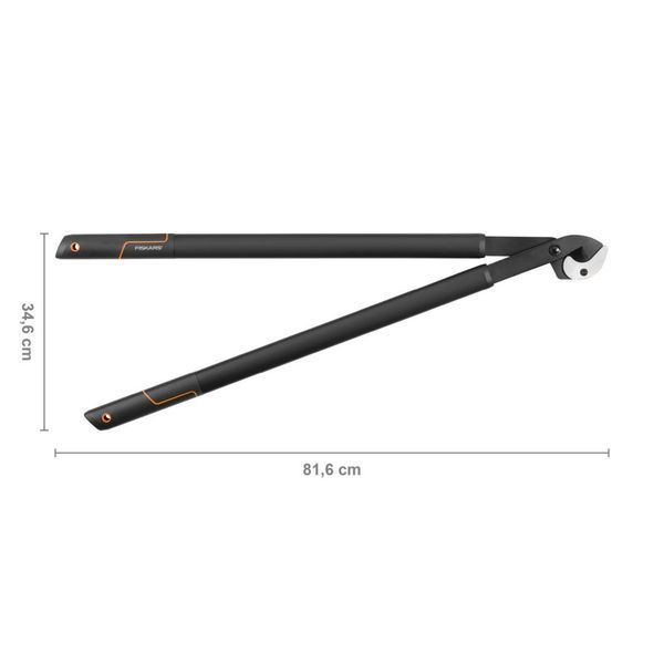 Большой контактный сучкорез Fiskars с загнутыми лезвиями SingleStep&trade; (L) L39 112450 (1001430) 1001430 фото