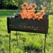 Мангал на длинных ножках со встроенной шашлычницей и мотором на 8 шампуров 2 мм SP00277 фото 3