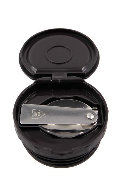 Термос TRAMP с широким горлом 800 мл в чехле, Черный TRC-132-black фото