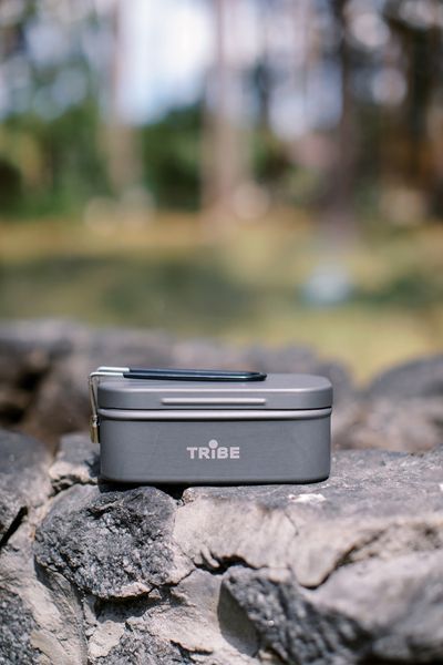 Контейнер для еды Tribe Lunch Box Alu T-FG-0016-grey T-FG-0016-grey фото