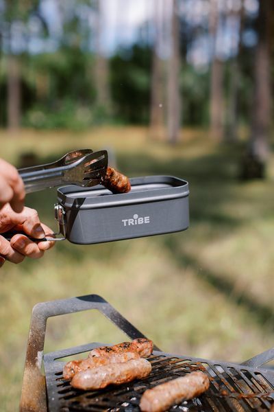 Контейнер для еды Tribe Lunch Box Alu T-FG-0016-grey T-FG-0016-grey фото