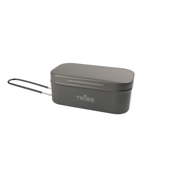 Контейнер для еды Tribe Lunch Box Alu T-FG-0016-grey T-FG-0016-grey фото
