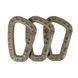 Набор пластиковых карабинов Tramp 3 шт coyote UTRA-304 UTRA-304-coyote фото 1