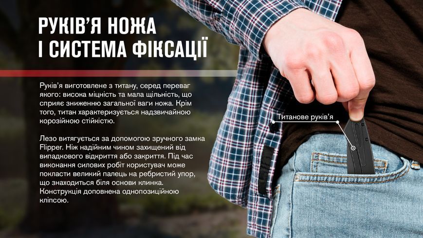 Нож складной Adimanti by Ganzo (Skimen design) титановый черный Skimen-TBK фото