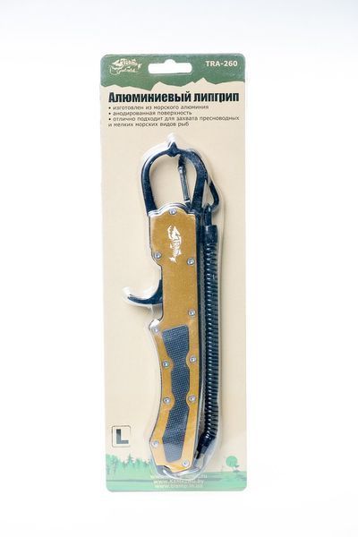 Липгрип Tramp алюминиевый, M (TRA-259) красный 16,5 см TRA-259 фото