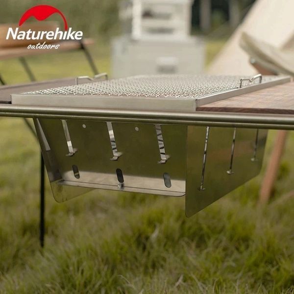 Гриль портативный Naturehike Picnic BBQ Grill NH20CJ006, р-р L, сталь 6927595767672 фото