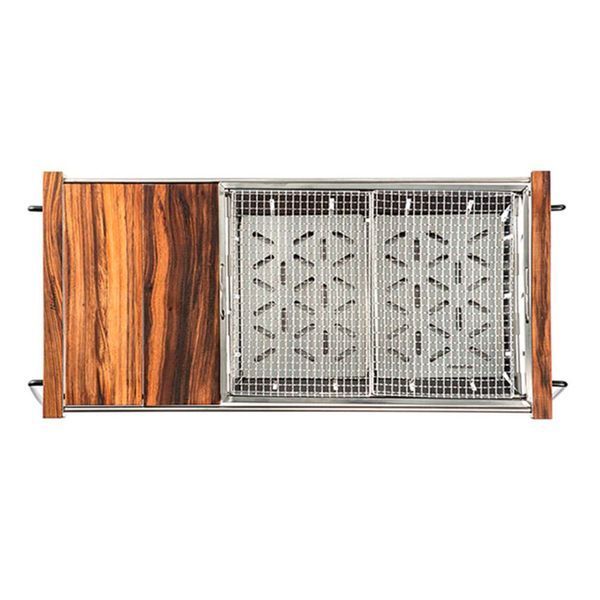 Гриль портативный Naturehike Picnic BBQ Grill NH20CJ006, р-р L, сталь 6927595767672 фото