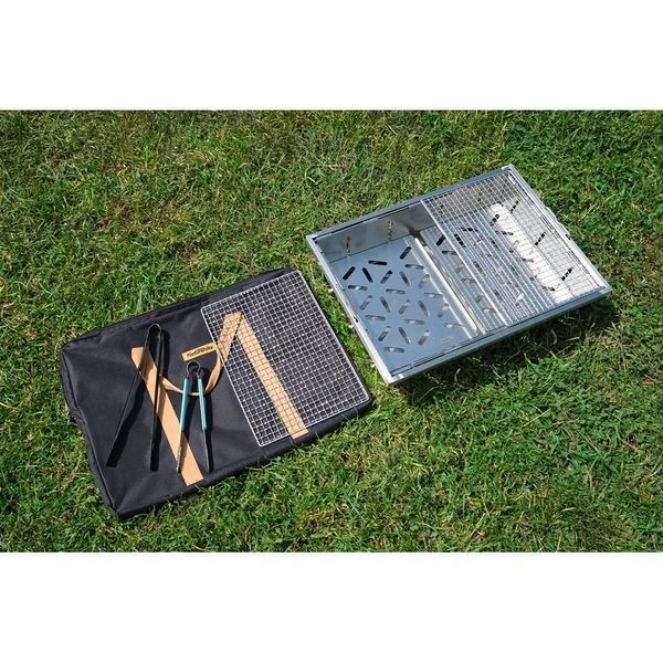 Гриль портативный Naturehike Picnic BBQ Grill NH20CJ006, р-р L, сталь 6927595767672 фото