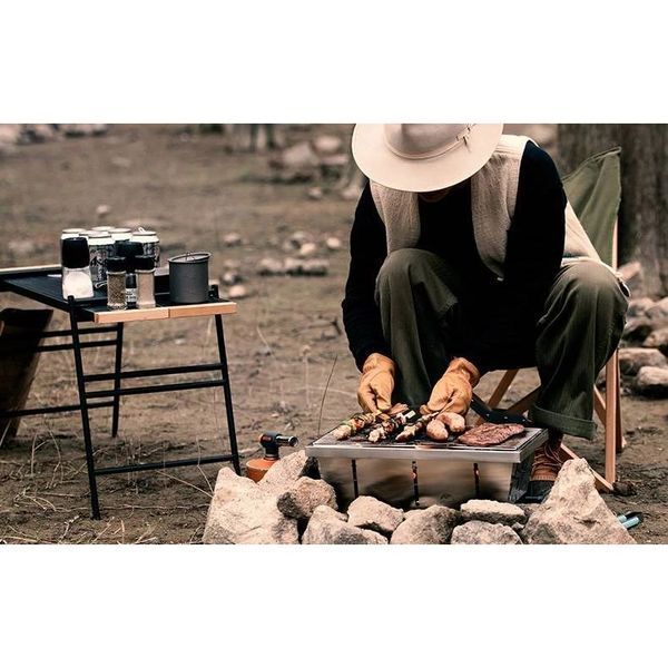 Гриль портативный Naturehike Picnic BBQ Grill NH20CJ006, р-р L, сталь 6927595767672 фото