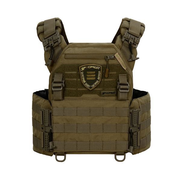 Тактический жилет - плитоноска (чехол) Warmor gen.3 с быстрым боковым и верхним скидыванием олива (без плит) (00000001935) 2399 фото