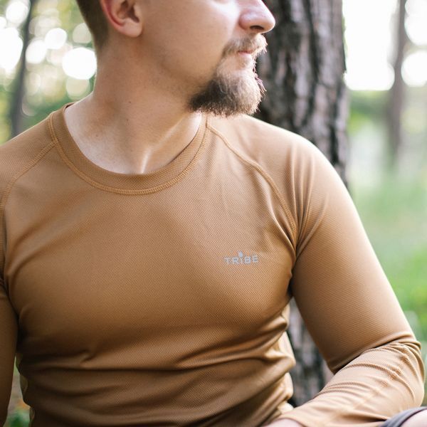 Футболка Tribe Coolpass LS T-KI-0007-coyote, 2XL T-KI-0007-coyote-2XL фото