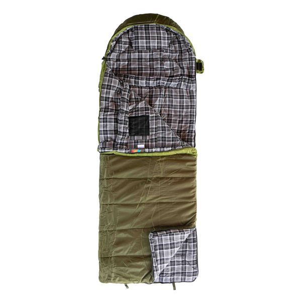 Спальный мешок Tramp Kingwood Long одеяло левый dark-olive/grey 230/100 UTRS-053L UTRS-053L-L фото