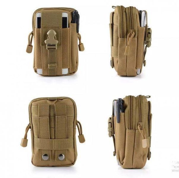 Сумка органайзер на пояс на Molle A50 колір Койот арт.012 фото