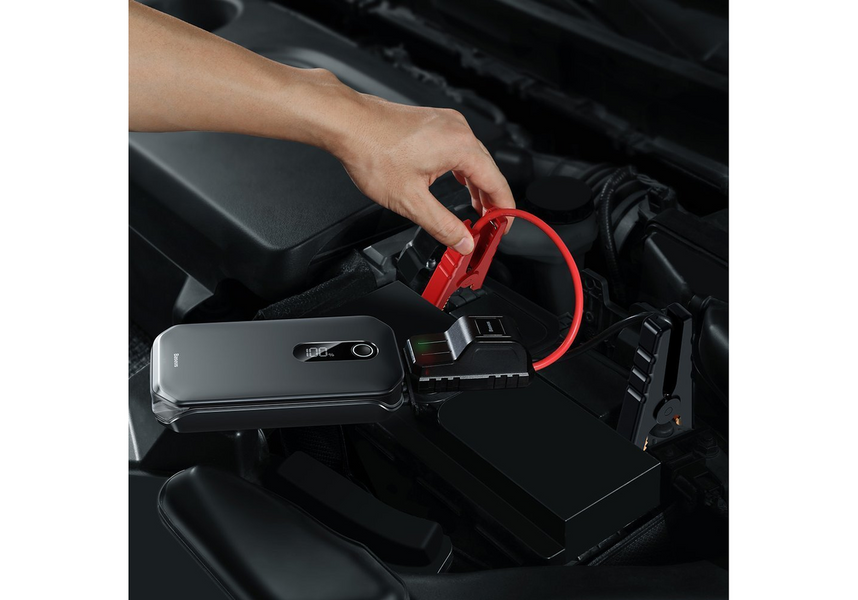 Пускозарядний пристрій Baseus Super Energy Car Jump Starter PRO 12000mAh 44,4Wh 5V/3A (CRJS03-01) CRJS03-01 фото