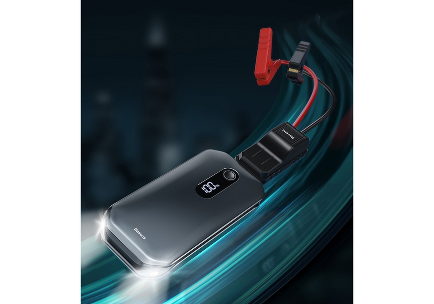 Пускозарядний пристрій Baseus Super Energy Car Jump Starter PRO 12000mAh 44,4Wh 5V/3A (CRJS03-01) CRJS03-01 фото