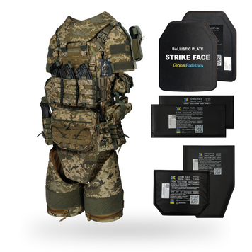 Бронежилет 6 класу Warmor Gen.3 FullSet SPECPROM. Балістичні пакети 1 класу. Піксель (ММ14) (00000002398) 4057 фото