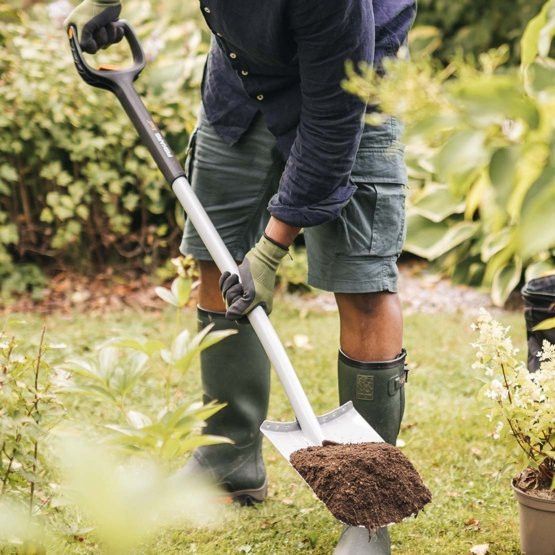 Телескопічна лопата пряма Fiskars Xact (1066733) 1066733 фото