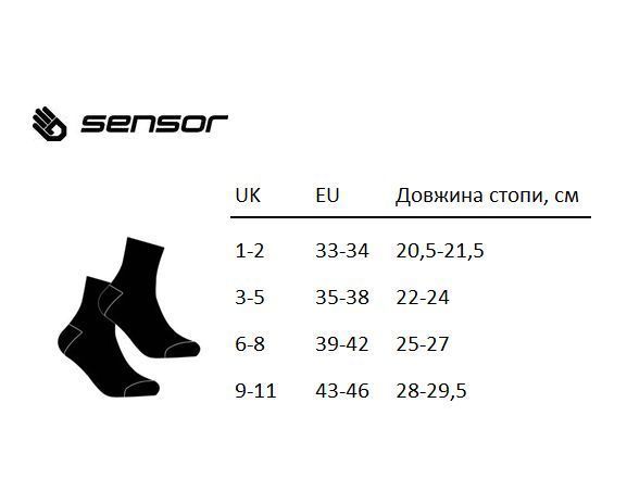 Носки Sensor Treking Bambus grey 23200067, SU41TB-grey-9-11 SU41TB-grey-9-11 фото