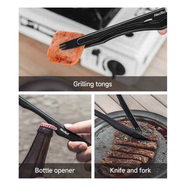 Набор кухонной посуды кемпинговой NexTool Outdoor Cooking set, 6 предметов NE20325 фото