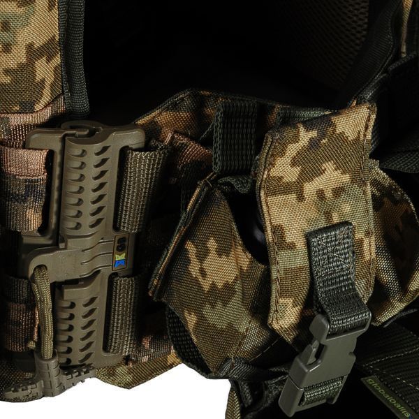 Плитоноска Ares gen.2 з підсумками. Піксель 2605 фото