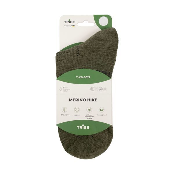 Носки Tribe Merino Hike T-KB-0017-olive, 38-40 T-KB-0017-olive-38-40 фото