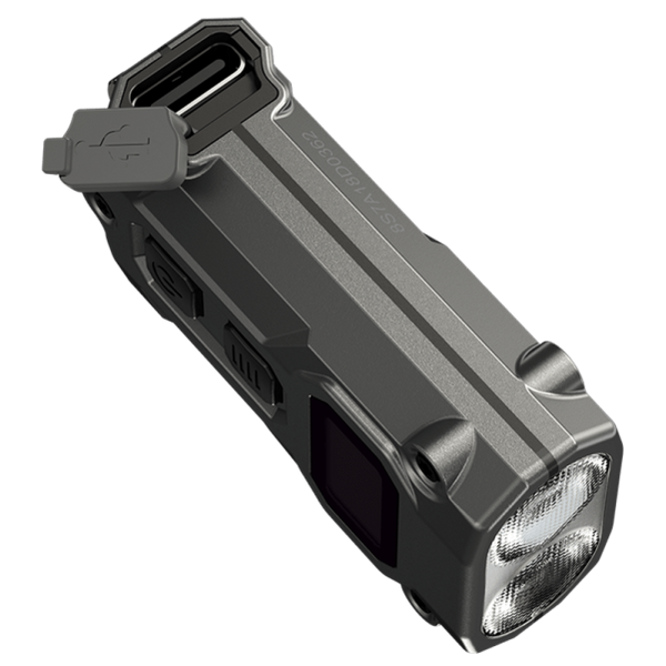 Наключний ліхтар із LED-дисплеєм Nitecore TINI 3 MCT (USB-C), сірий 6-1573_gray фото