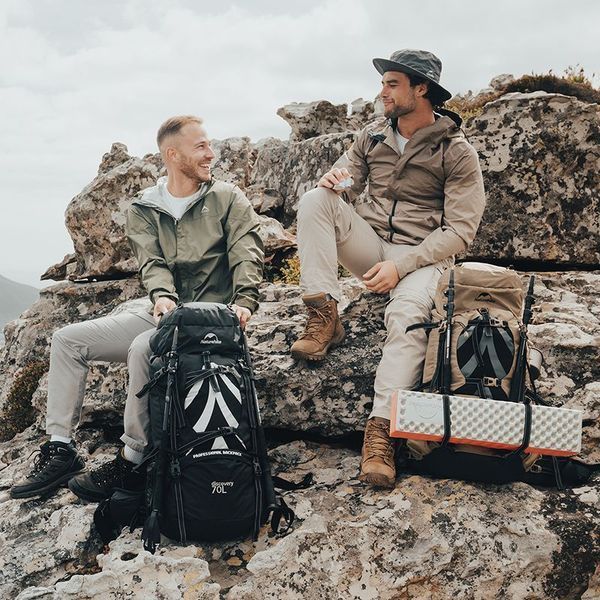 Рюкзак туристический Naturehike NH70B070-B, 70 л+5 л, светло-коричневый 6975641887461 фото
