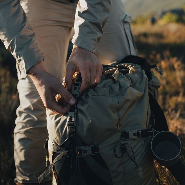 Рюкзак туристический Naturehike NH70B070-B, 70 л+5 л, светло-коричневый 6975641887461 фото