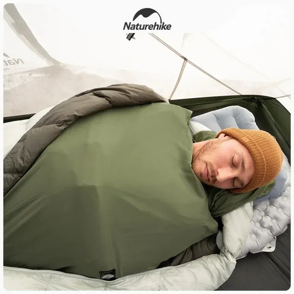 Подкладка для спального мешка Naturehike CNH22SD016, нейлон, серо-голубая 6975641886556 фото