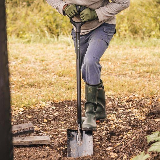 Лопата штикова Fiskars Ergonomic Pro XL (1066707) 1066707 фото
