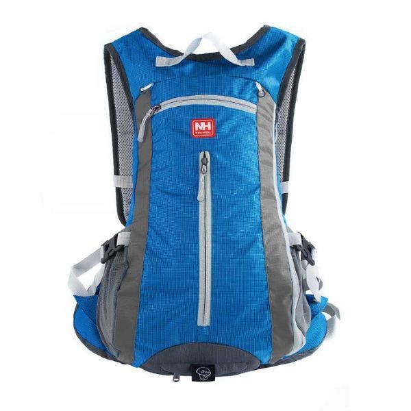 Велорюкзак с чехлом для шлема Naturehike 15 л sky blue NH15C001-B, голубой 6975641886310 фото