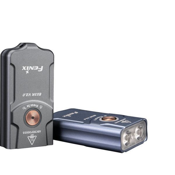 Ліхтар наключний Fenix E03R V2.0, синій E03RV20BL фото