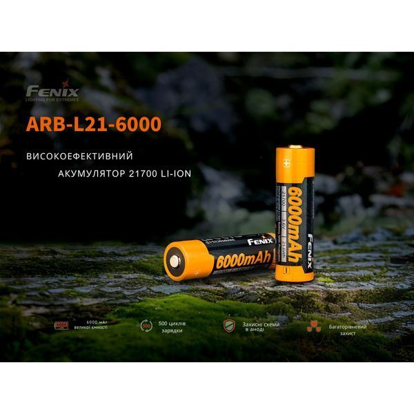 Аккумулятор 21700 Fenix ​​ARB-L21-6000 ARB-L21-6000 фото