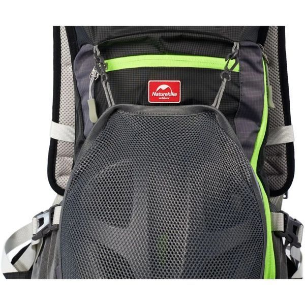Велорюкзак с чехлом для шлема Naturehike 15 л sky blue NH15C001-B, голубой 6975641886310 фото