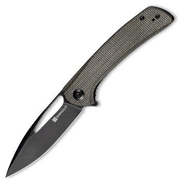 Ніж складаний туристичний Sencut Honoris, (8.8 см) 9Cr18MoV / Micarta сірий SA07B фото