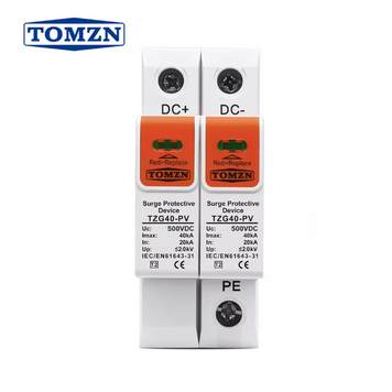 Пристрій захисту від перенапруги DC TOMZN TZG40-PV DO 2Р 500V бл-з.12 фото