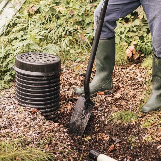 Дренажна лопата Fiskars Ergonomic Pro (1066709) 1066709 фото
