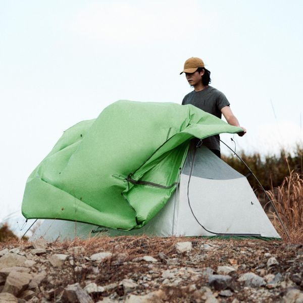 Намет надлегкий двомісний&nbsp;Naturehike Cloud Up Base&nbsp;2 CNK2450WS032, зелений 6927595798720 фото