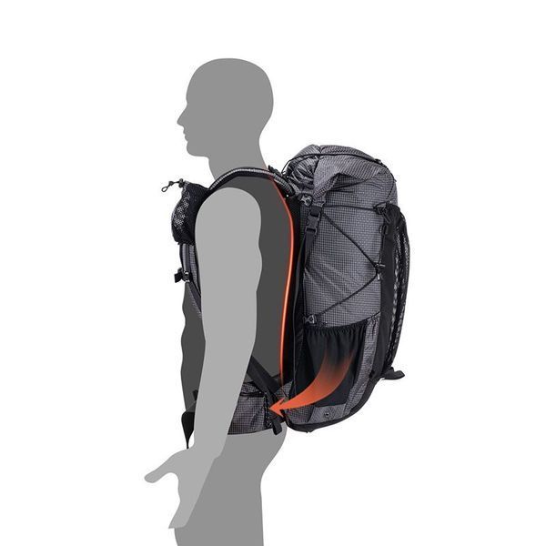 Рюкзак туристический Naturehike Rock NH19BP095, 60+5 л, графит в клетку 6927595761649 фото