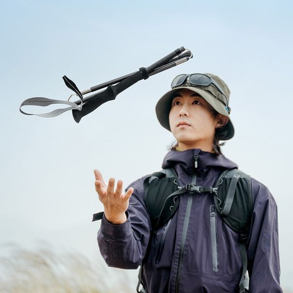 Трекинговая палка Naturehike CNK2450DS017, 35-110 см, черная 6927595785416 фото