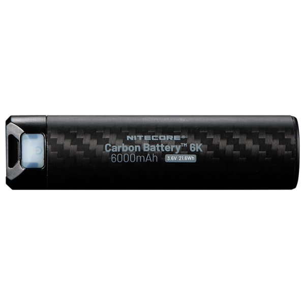 2в1 Power Bank + джерело живлення для ліхтарів Nitecore Carbon Battery 6K 6-1535 фото