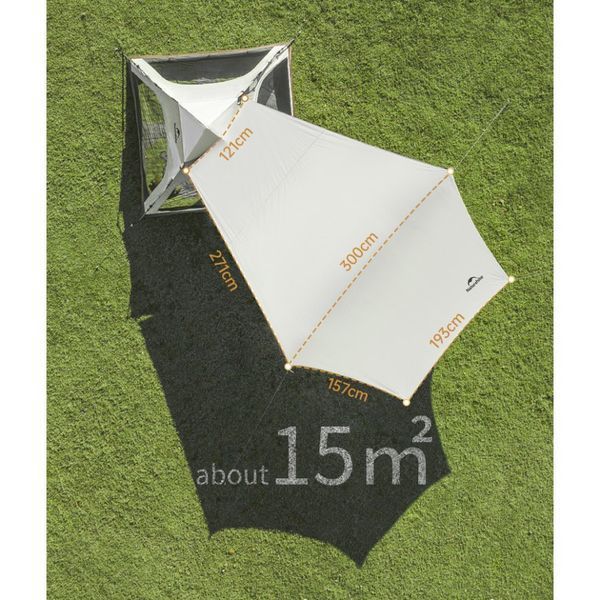 Палатка трехместная автоматическая с тентом Naturehike Ango CNK2550WS010, L, коричневая 6975641887799 фото