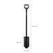 Дренажна лопата Fiskars Ergonomic Pro (1066709) 1066709 фото 2