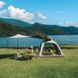 Палатка трехместная автоматическая с тентом Naturehike Ango CNK2550WS010, L, коричневая 6975641887799 фото 4