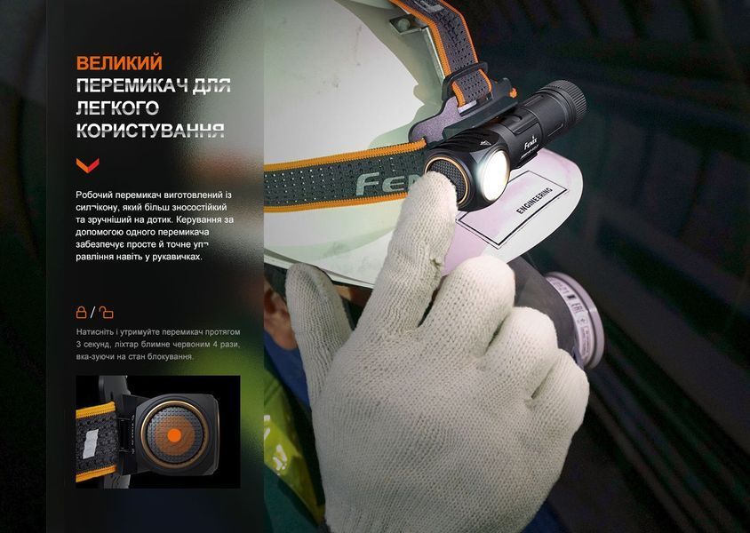 Мультиліхтар Fenix HM61R V2.0 HM61RV20 фото