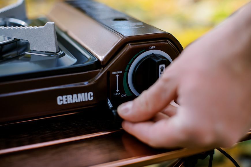 Газова плита Tribe Ceramic T-HD-0004, brown T-HD-0004-brown фото